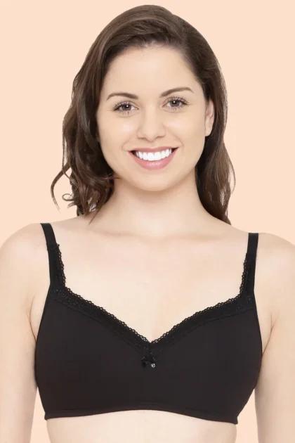 Enamor Smoothening Women's Cotton Everyday Balconette T-Shirt Bra - All Day Comfort, Full Support, Padded, Wirefree, Medium-Coverage - A017