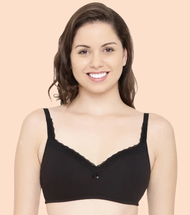 Enamor Smoothening Women's Cotton Everyday Balconette T-Shirt Bra - All Day Comfort, Full Support, Padded, Wirefree, Medium-Coverage - A017