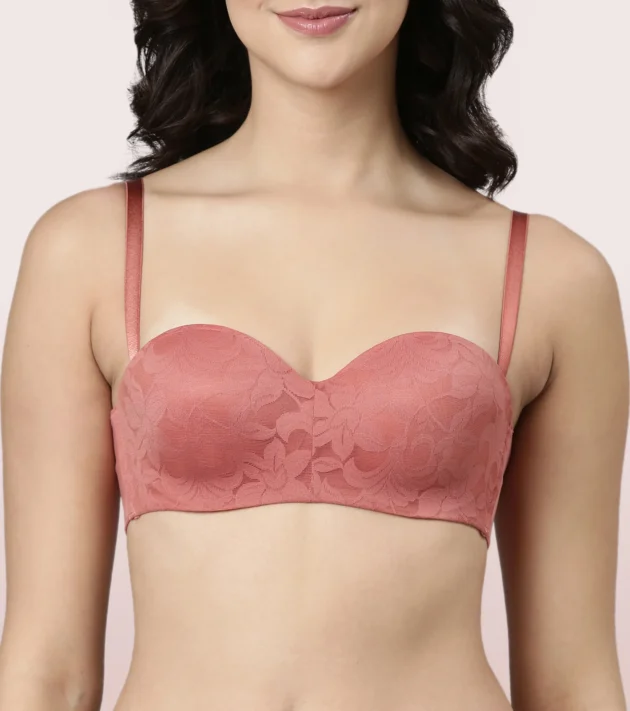 Strapless Multiway Styling Women's T-Shirt Bra - Padded, Wired, Medium Coverage - F074 - Image 5
