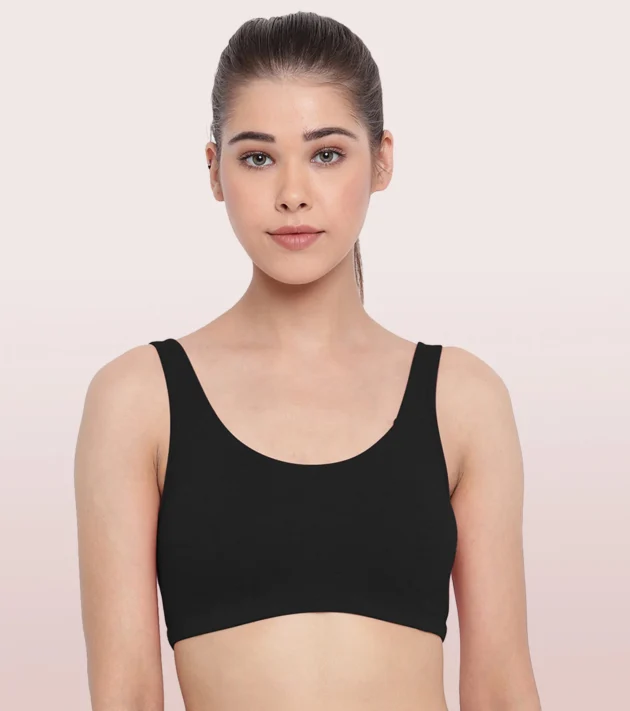 Enamor Low Impact Women's Cotton Everyday Sports Bra - All Day Comfort, Non Padded, Wirefree, High Coverage - SB06 - Image 7