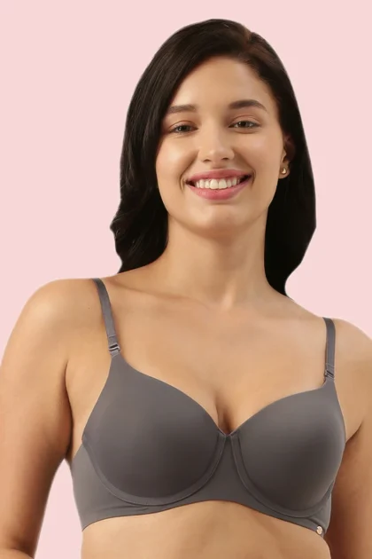 Enamor Innovations Ecolite, Smoother Perfect Lift Women's T-Shirt Bra - Crush Proof Cups, Padded, Wired, High Coverage - F057