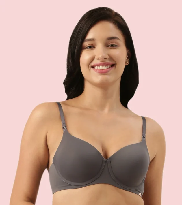 Enamor Innovations Ecolite, Smoother Perfect Lift Women's T-Shirt Bra - Crush Proof Cups, Padded, Wired, High Coverage - F057