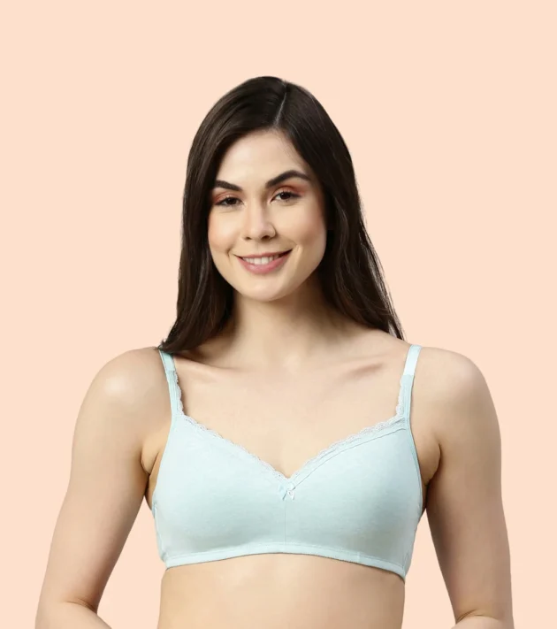 Enamor Smoothening Women's Cotton Everyday Balconette T-Shirt Bra - All Day Comfort, Full Support, Padded, Wirefree, Medium-Coverage - A017 - Image 7
