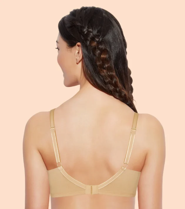 Enamor Smoothening Women's Cotton Everyday Balconette T-Shirt Bra - All Day Comfort, Full Support, Padded, Wirefree, Medium-Coverage - A017 - Image 4