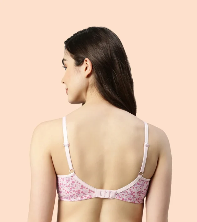 Enamor Smoothening Women's Cotton Everyday Balconette T-Shirt Bra - All Day Comfort, Full Support, Padded, Wirefree, Medium-Coverage - A017 - Image 9