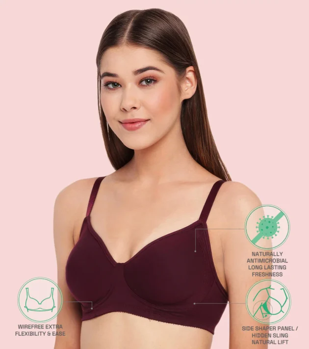 Enamor Innovations Fabcool Full Support Everyday Full Figure Bra - Jiggle Control and Antimicrobial, Non-Padded, Wirefree, Full Coverage Women's Bra - AB75 - Image 4