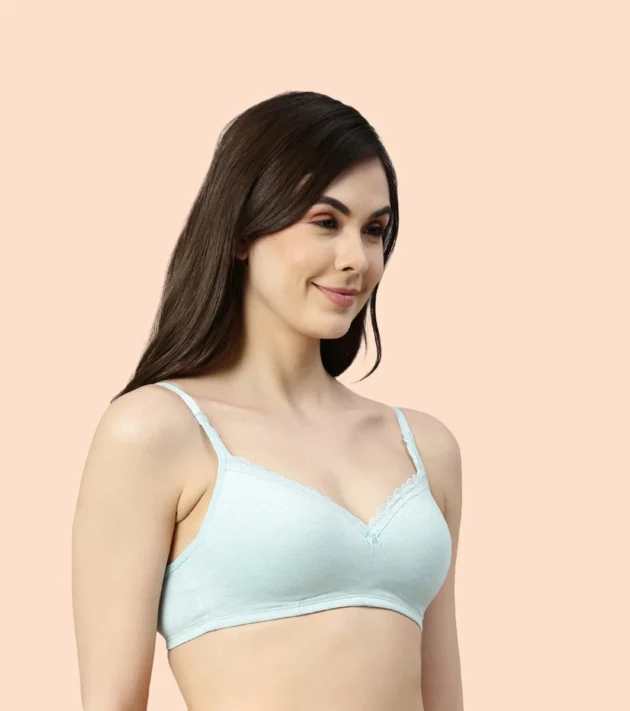 Enamor Smoothening Women's Cotton Everyday Balconette T-Shirt Bra - All Day Comfort, Full Support, Padded, Wirefree, Medium-Coverage - A017 - Image 12