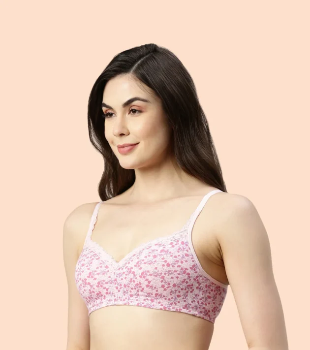 Enamor Smoothening Women's Cotton Everyday Balconette T-Shirt Bra - All Day Comfort, Full Support, Padded, Wirefree, Medium-Coverage - A017 - Image 14