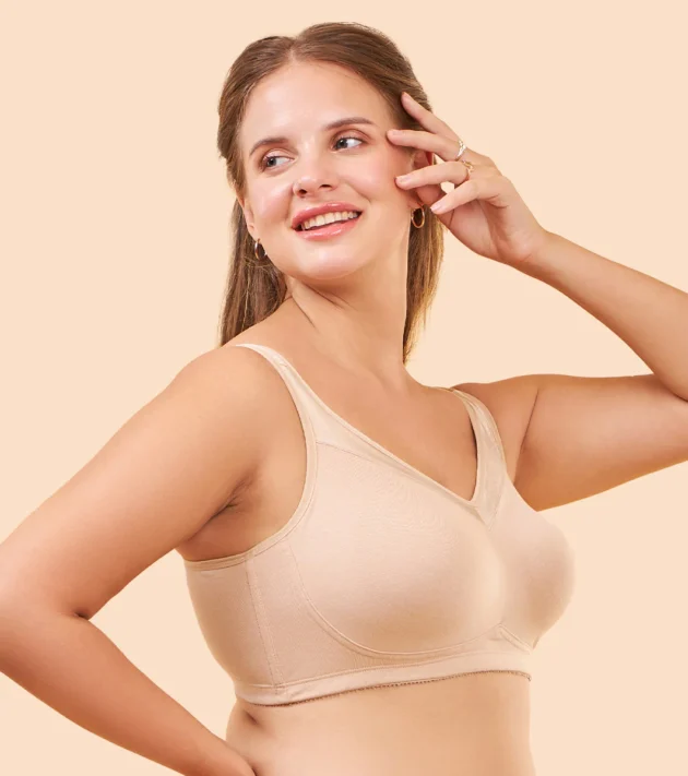 Enamor Full Support Super Lift Women's Cotton Everyday Minimizer Bra - Non Padded, Wirefree, Full Coverage - A112 - Image 11
