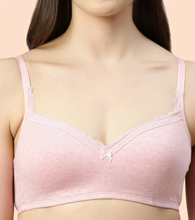 Enamor Smoothening Women's Cotton Everyday Balconette T-Shirt Bra - All Day Comfort, Full Support, Padded, Wirefree, Medium-Coverage - A017 - Image 6