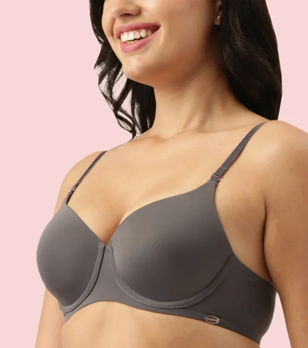 Enamor Innovations Ecolite, Smoother Perfect Lift Women's T-Shirt Bra - Crush Proof Cups, Padded, Wired, High Coverage - F057 - Image 5