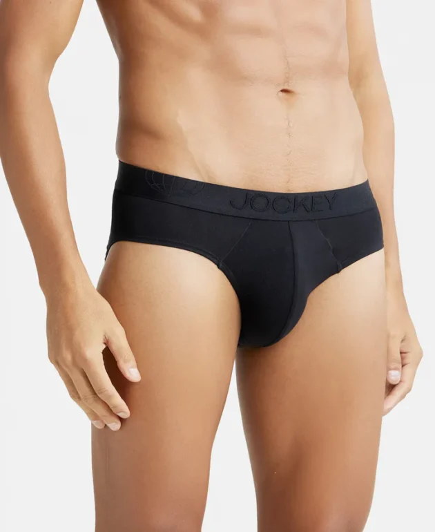 TTencel Micro Modal Cotton Elastane Stretch Solid Brief with Natural StayFresh Properties - Image 2