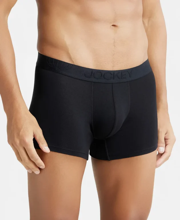 Tencel Micro Modal Cotton Elastane Stretch Solid Trunk with Natural StayFresh Properties - Image 3