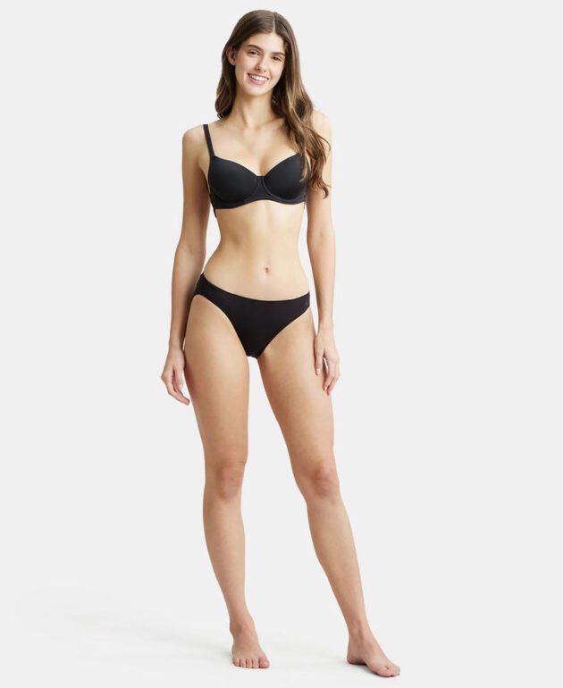 Medium Coverage Micro Modal Elastane Stretch Bikini With Concealed Waistband and StayFresh Treatment -