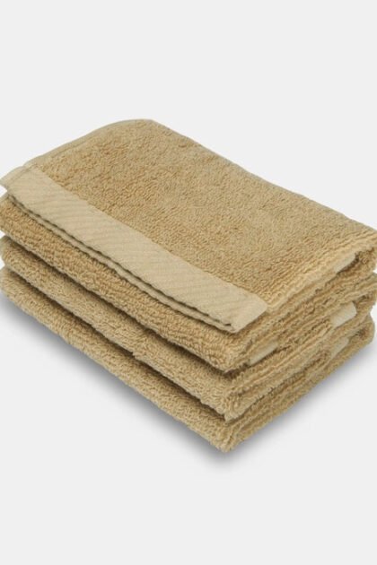 Cotton Terry Ultrasoft and Durable Solid Face Towel - White (Pack of 3)