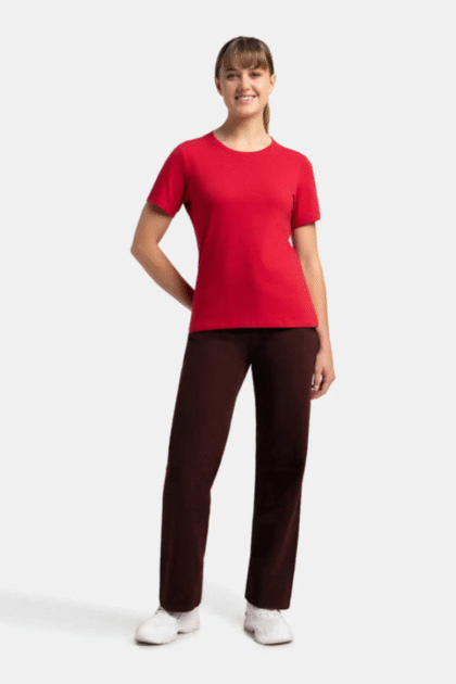 Super Combed Cotton Elastane Stretch Regular Fit Solid Round Neck Half Sleeve T-Shirt