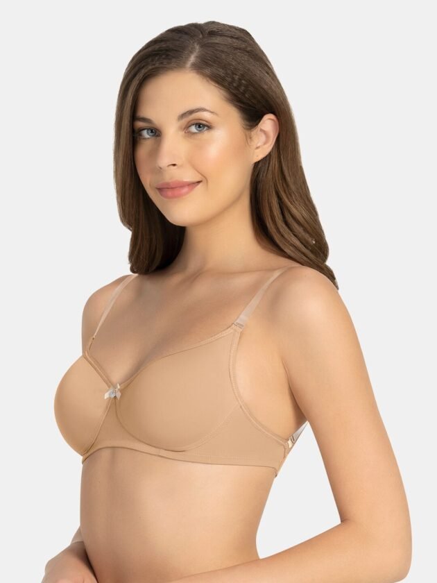Amante Solid Padded Wirefree Classic Backless Bra - - Image 3