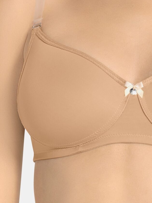 Amante Solid Padded Wirefree Classic Backless Bra - - Image 5