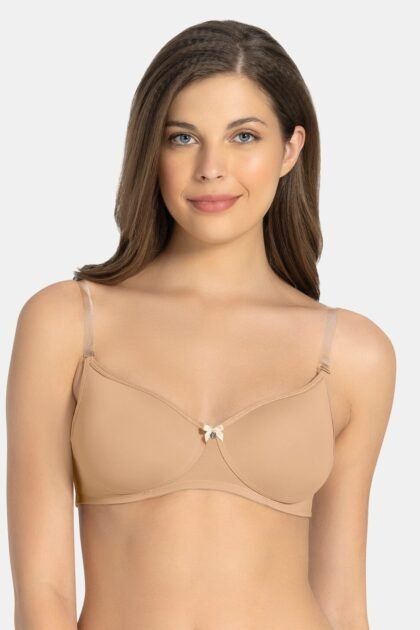 Amante Solid Padded Wirefree Classic Backless Bra -